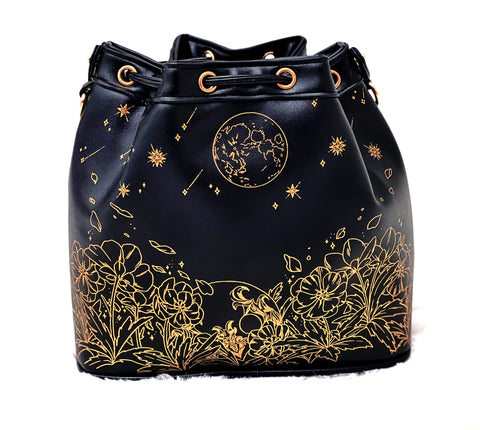 Heartbloom Bucket Bag: Bloodspiller Black