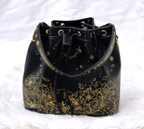 Heartbloom Bucket Bag: Bloodspiller Black