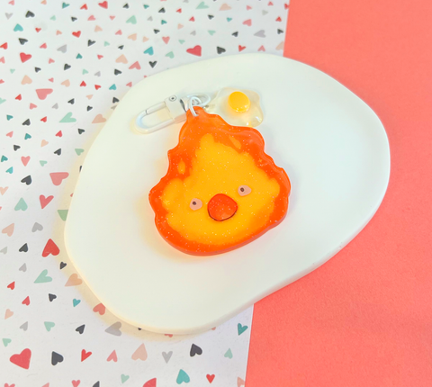 Calcifer Keychain
