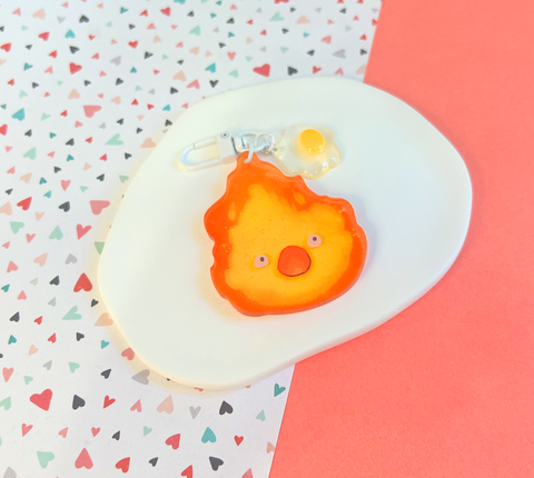 Calcifer Keychain