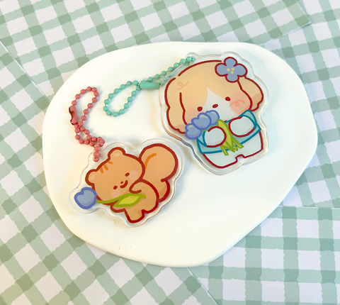June & Jay Keychain