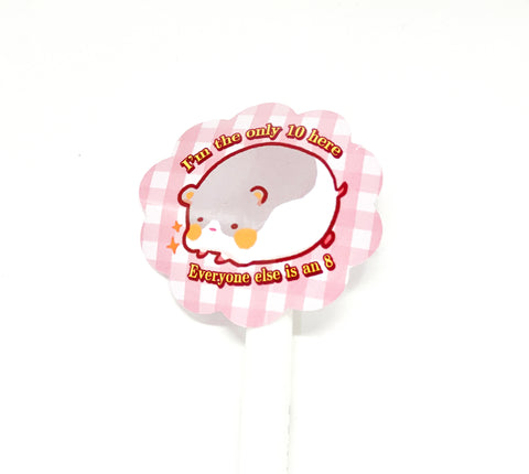Confident Hamster Sticker