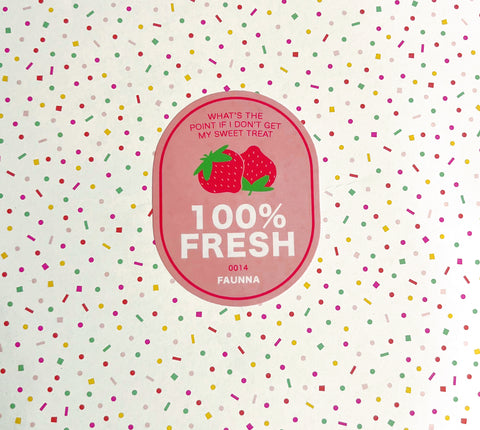 Fruit Label Meme Stickers