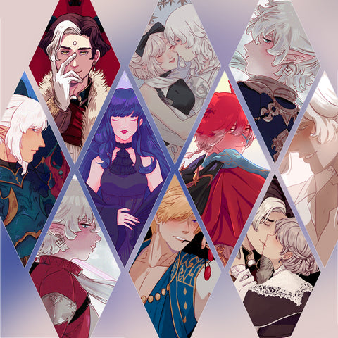 Rebirth: An XIV Illustration Fanbook (COMPLETE SET)