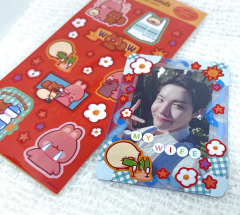 Sticker Sheet: Bunnie & Friends