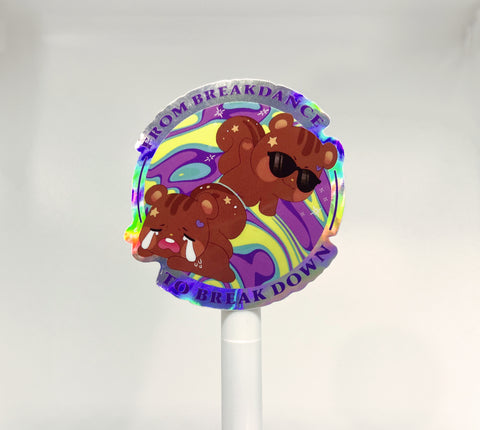 Holographic Meme Stickers