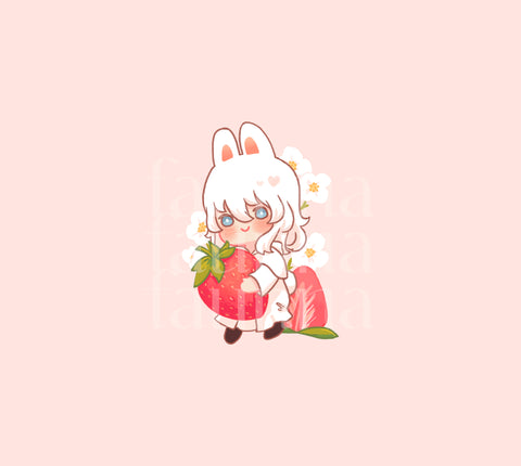 XIV: Strawbunnie Stickers