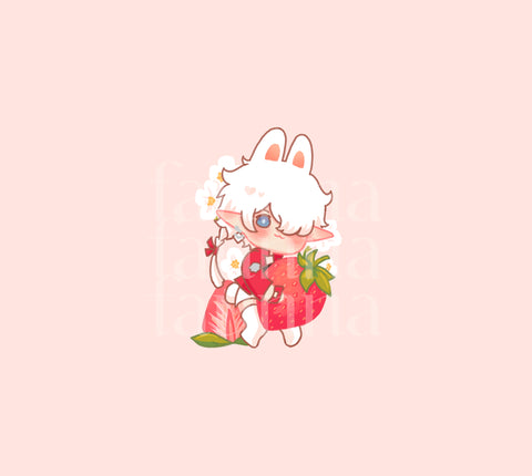 XIV: Strawbunnie Stickers