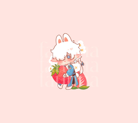 XIV: Strawbunnie Stickers
