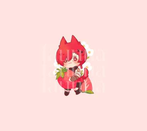 XIV: Strawbunnie Stickers