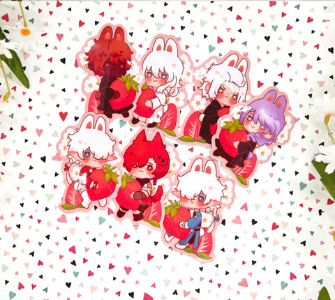 XIV: Strawbunnie Stickers
