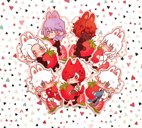 XIV: Strawbunnie Stickers