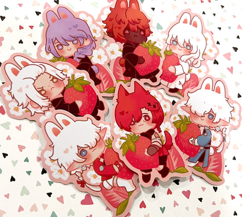 XIV: Strawbunnie Stickers