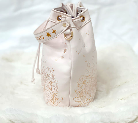 Heartbloom Bucket Bag: Emissary White