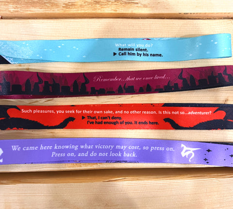 FFXIV Quote Lanyards: Allies & Villains