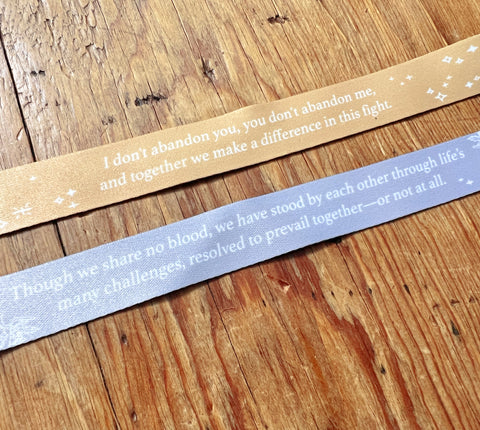 FFXIV Quote Lanyards: Alisaie & Alphinaud