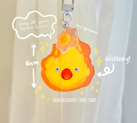 Calcifer Keychain