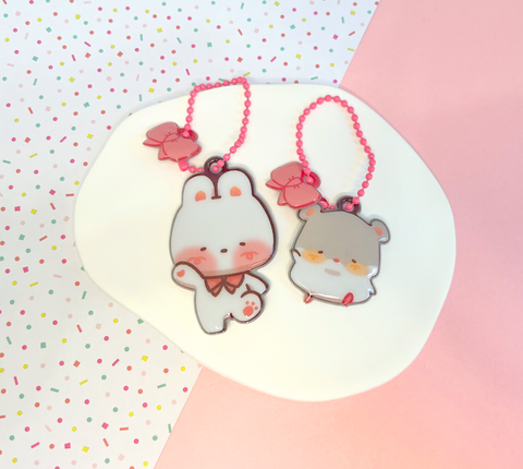 Bun & Ham: Puffy Keychains