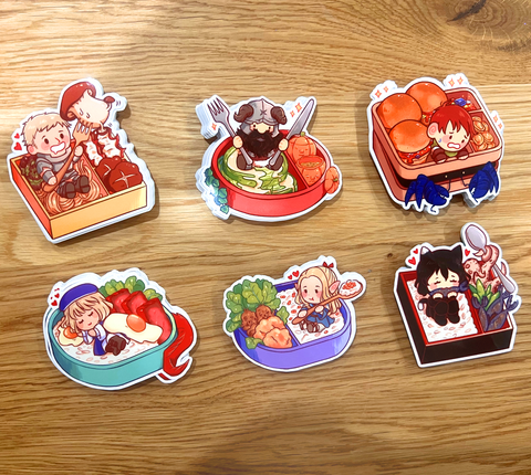 Dungeon Meshi - Clear Stickers