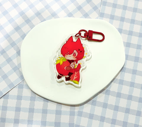 Strawberry G'raha Acrylic Keychain