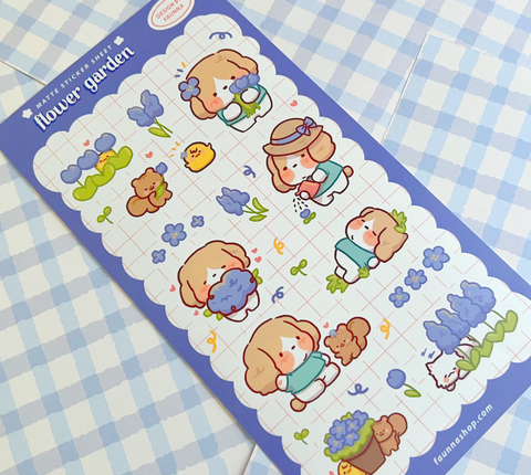 Sticker Sheet: Flower Garden